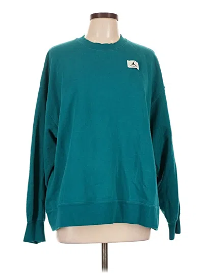 Pre-owned Air Jordan Sweatshirt In Teal