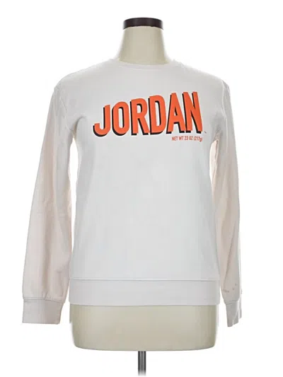 Pre-owned Air Jordan Sweatshirt In White