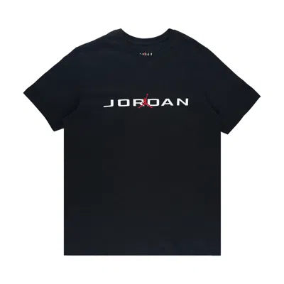Pre-owned Air Jordan T-shirt 'black/white/gym Red' | Men's Size Xxl