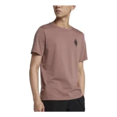 Air Jordan T-shirt 'tan' In Pink