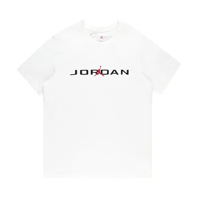 Pre-owned Air Jordan T-shirt 'white/black/gym Red' | Men's Size L