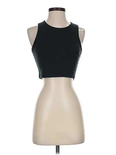 Pre-owned Air Jordan Tank Top Black Halter Neckline Tops