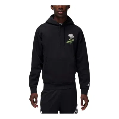 Air Jordan Tatum Fleece Graphic Hoodie Asia Sizing 'black'