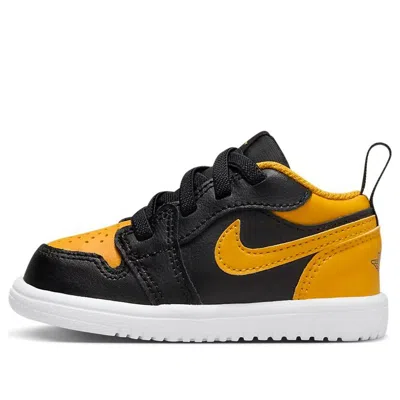 Air Jordan (td)  1 Low Alt 'black Yellow Ochre'