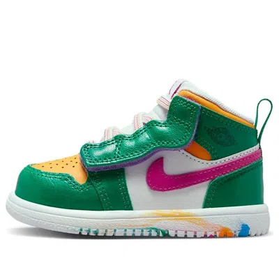 Air Jordan (td)  1 Mid Alt 'malachite Green' In Multi