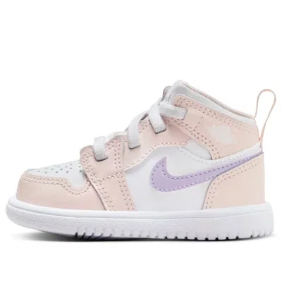 Air Jordan (td)  1 Mid Alt 'pink Wash White Violet Frost'