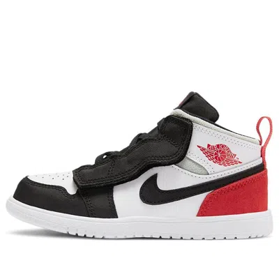 Air Jordan (td)  1 Mid Alt 'red Black Toe' In Multi