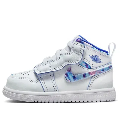 Air Jordan (td)  1 Mid Alt Se Gc 'white Blue'