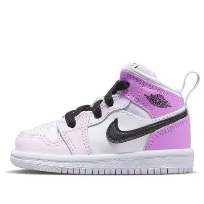 Air Jordan (td)  1 Mid 'barely Grape' In Purple