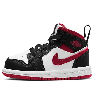 Air Jordan (td)  1 Mid 'black Gym Red'
