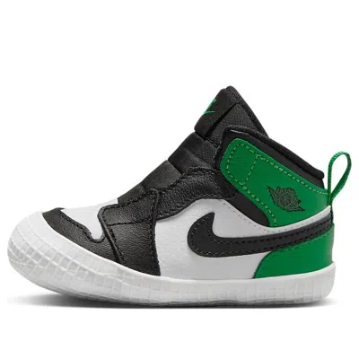 Air Jordan (td)  1 Mid 'black Lucky Green' In Multi