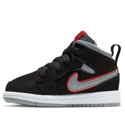 Air Jordan (td)  1 Mid 'black Particle Grey'