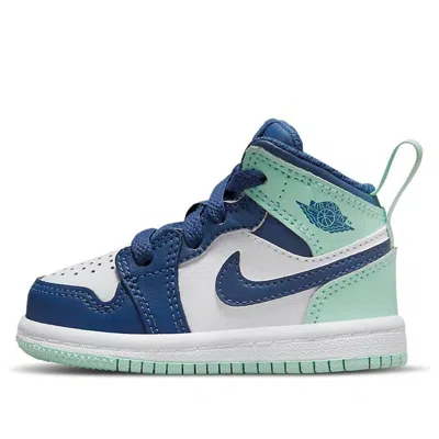 Air Jordan (td)  1 Mid 'blue Mint' In Multi