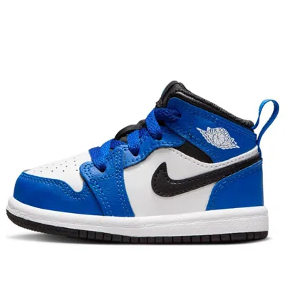 Air Jordan (td)  1 Mid 'game Royal White Black' In Blue