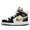 Air Jordan (td)  1 Mid Patent 'black Gold'