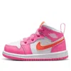 Air Jordan (td)  1 Mid 'pinksicle Orange'