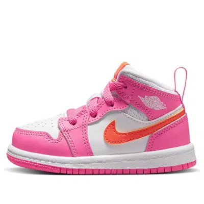Air Jordan (td)  1 Mid 'pinksicle Orange' In Multi