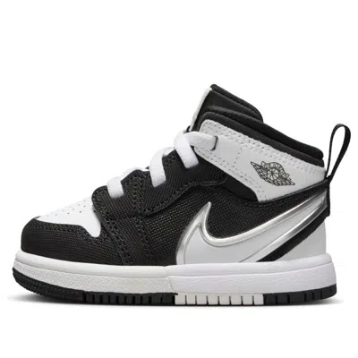 Air Jordan (td)  1 Mid Rm Easyon 'black White'