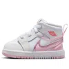 Air Jordan (td)  1 Mid Rm Easyon 'white Pink Foam'