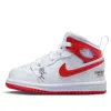 Air Jordan (td)  1 Mid 'rookie Season' In White