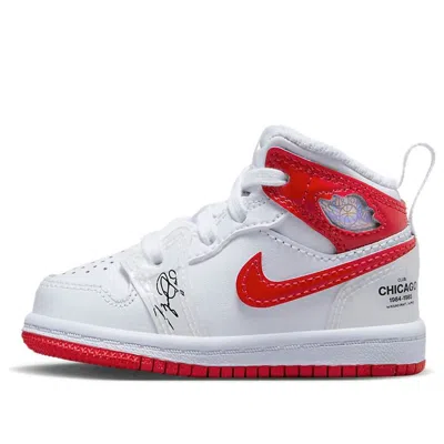 Air Jordan (td)  1 Mid 'rookie Season' In White