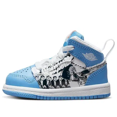 Air Jordan (td)  1 Mid 'school Game Winner' In Blue