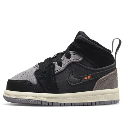 Air Jordan (td)  1 Mid Se Craft 'inside Out - Black'