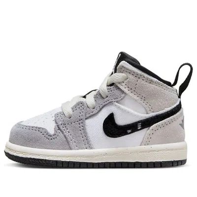 Air Jordan (td)  1 Mid Se Craft 'inside Out - Cement Grey' In Gray