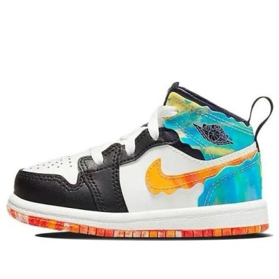 Air Jordan (td)  1 Mid Se 'drip' In Multi