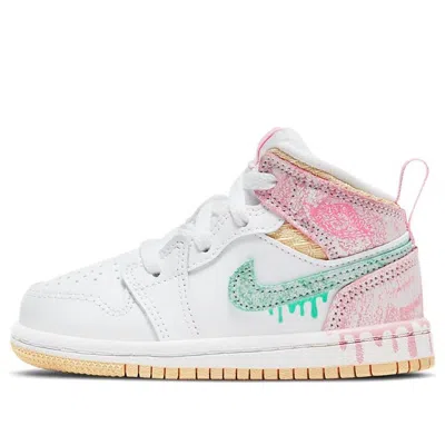 Air Jordan (td)  1 Mid Se 'ice Cream' In Multi