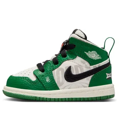 Air Jordan (td)  1 Mid Se 'overbranded'