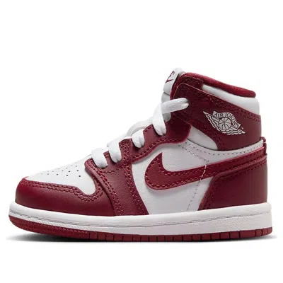Air Jordan (td)  1 Retro High Og 'artisanal Red' In Burgundy