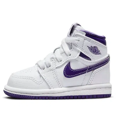 Air Jordan (td)  1 Retro High Og 'court Purple' In Multi