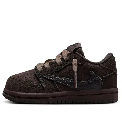 Air Jordan (td)  1 Retro Low Og Sp X Travis Scott 'velvet Brown'