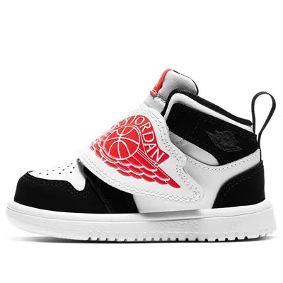 Air Jordan (td)  1 Sky Logo 'black White Red'