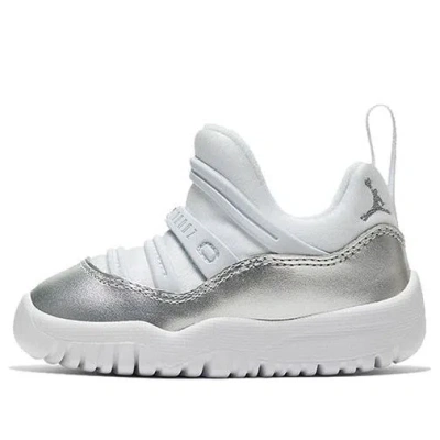 Air Jordan (td)  11 Flex 'vast Grey' In White