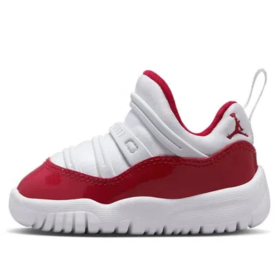 Air Jordan (td)  11 Retro Little Flex 'cherry' In White