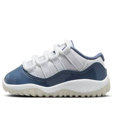 Air Jordan (td)  11 Retro Low 'diffused Blue' In White