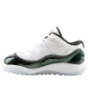 Air Jordan (td)  11 Retro Low 'emerald' In White