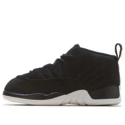 Air Jordan (td)  12 Retro 'reverse Taxi' In Black
