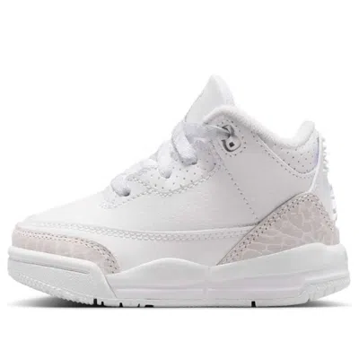 Air Jordan (td)  3 Retro 'pure Money' In White