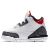 Air Jordan (td)  3 Se-t Fire Red' In White