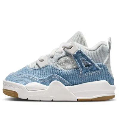 Air Jordan (td)  4 Retro 'denim Worn Blue'
