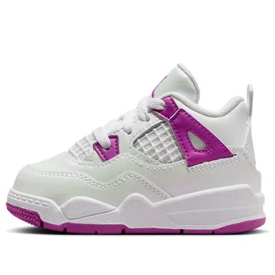 Air Jordan (td)  4 Retro 'hyper Violet' In White
