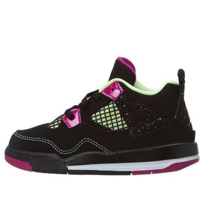 Air Jordan (td)  4 Retro Ls 'fuchsia Lime'