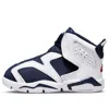 Air Jordan (td)  6 Retro Little Flex Blue/white