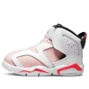 Air Jordan (td)  6 Retro Little Flex Pink/red/white