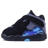 Air Jordan (td)  8 Retro 'aqua' In Black