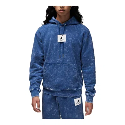 Air Jordan Tie Dye Drawstring Hoodie Asia Sizing 'blue'