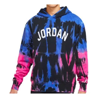 Air Jordan Tie Dye Sports Blue In Black